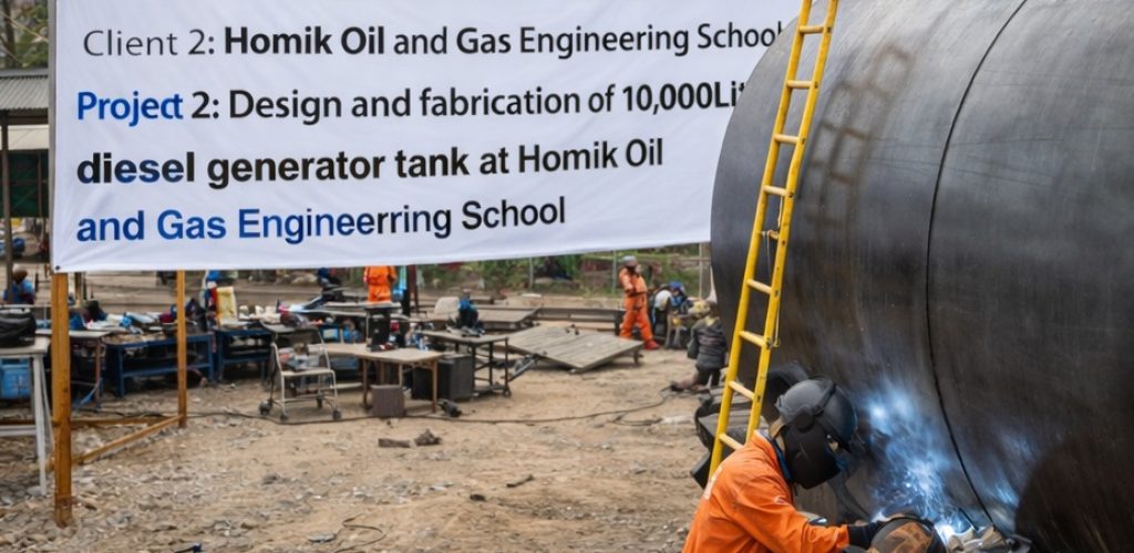 Design and Fabrication of 10,000LTRS of DIESEL GENERATOR Tank