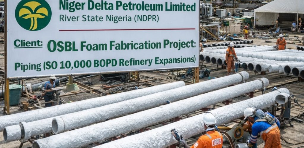 NDPR OSBL Foam Fabrication of 10,000BOPD Refinery Expansion